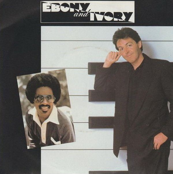 PAUL McCARTNEY Ebony And Ivory * Rainclouds 1982 EMI Odeon 7"
