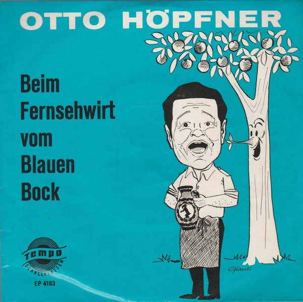 Otto Höpfner Beim Fernsehwirt vom blauen Bock Tempo Schallplatten 7"