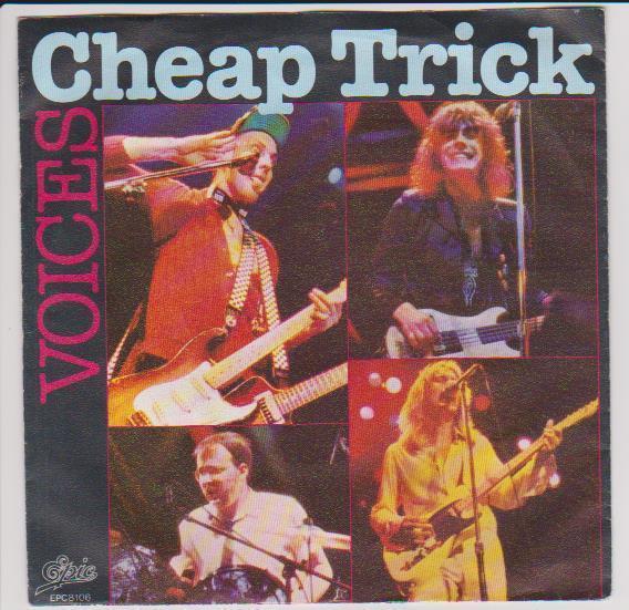 7" Cheap Trick Voices / Hot Love 70`s CBS Epic