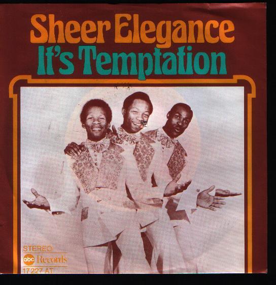 7" Sheer Elegance It`s Temptation / Topsy Turvy Land 70`s ABC Records