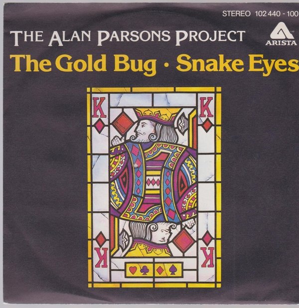 7" Alan Parsons Project The Gold Bug / Snake Eyes Arista 80`s