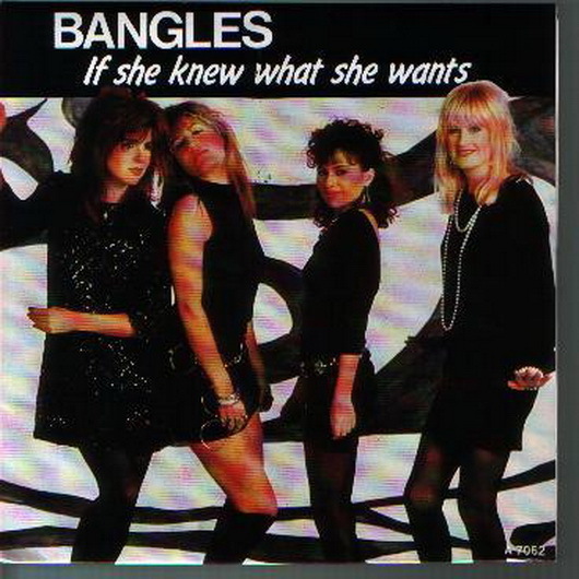 7" Bangles If She Knew What She Wants / Angel Don`t Fall In Love 80`s CBS