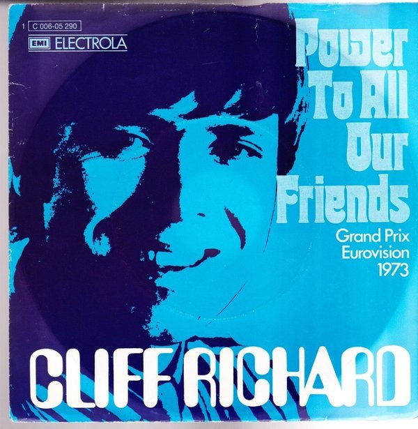 7" Cliff Richard Power To All Our Friends (Grand Prix 1973) / Come Back Billie Joe