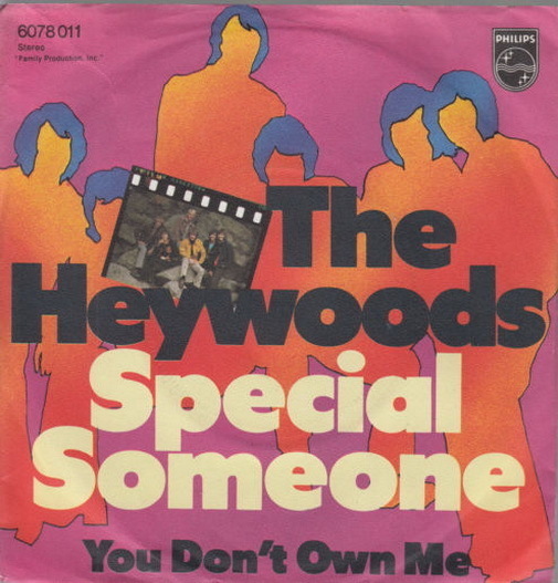 7" The Heywoods Special Someone / You Don`t Own Me 70`s Philips