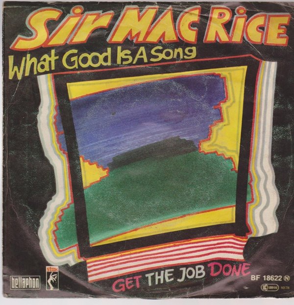 7" Sir Mac Rise What Good Is A Song 70`s STAX Records Soul