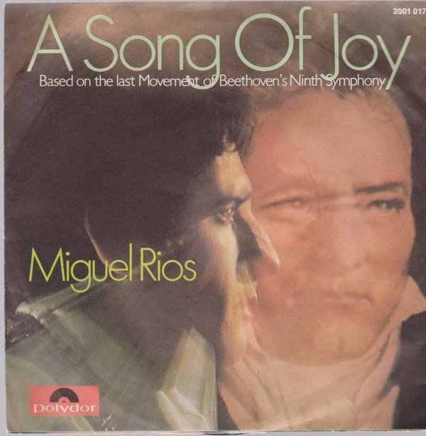 7" Miguel Rios A Song Of Joy / No Sabes Como Sufri 70`s Polydor (Mattes Label)