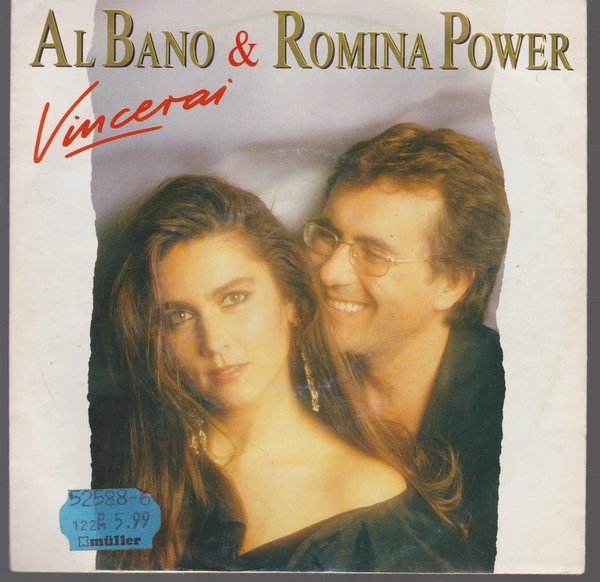 7" Al Bano & Romina Power Vincerai / We`ll Live It All Again 90`s WEA