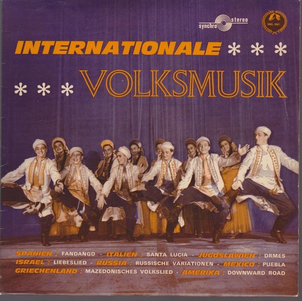 7" EP Internationale Volksmusik (Spanien, Italien, Amerika) 60`s