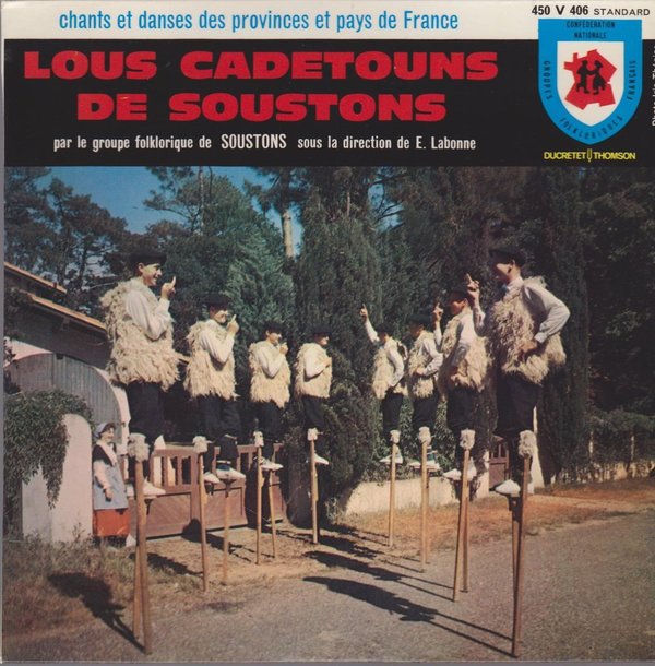 7" EP Loos Cadetouns De Soustons Quadrille Landaiis / La Matelote Frankreich