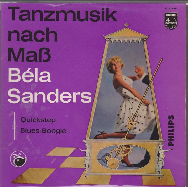 7" EP Bela Sanders Tanzmusik nach Maß Quickstep Blues-Boogie 60`s Philips