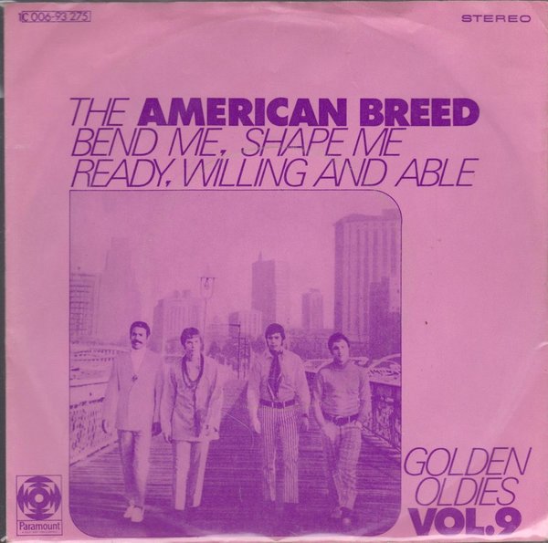 7" The American Breed Bend Me, Shape Me (Oldie) Paramount