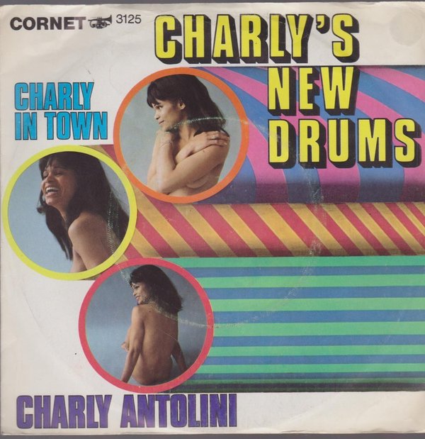 Charly Antolini Charly`s New Drums / Charly In Town 60`s Cornet 3125 Single 7"