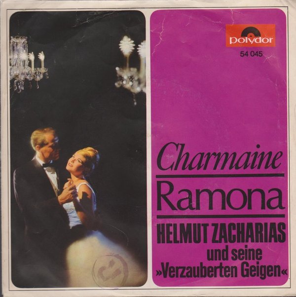 7" Helmut Zacharias Ramona / Charmaine 60`s Polydor 54 046