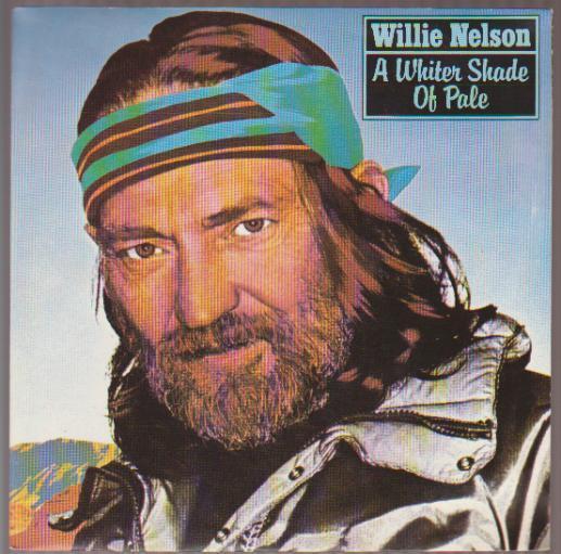 7" Willie Nelson A Whiter Shade Of Pale / Bridge Over Troubled Water 80`s CBS