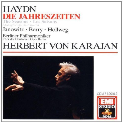 CD Album Haydn Die Jahreszeiten Herbert von Karajan Berliner Philharmoniker