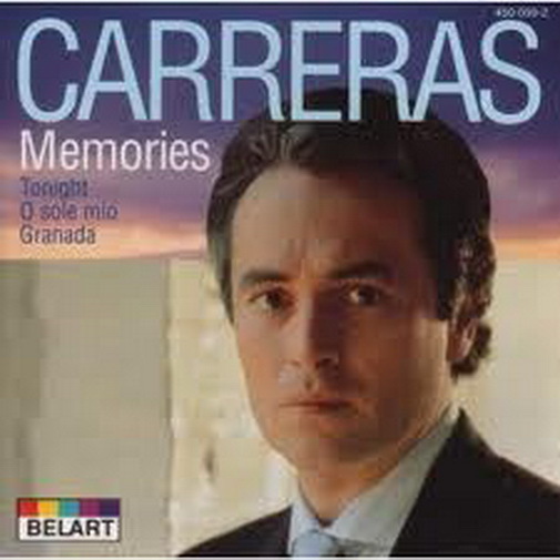CD Album Jose Carreras Memories (Tonight, O Sole Mio) Belart Karussell