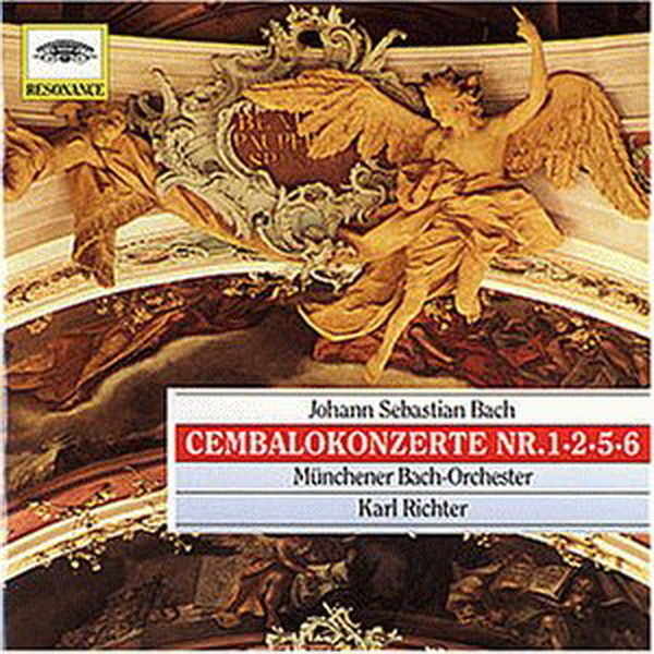 CD Johann Sebastian Bach Cembalokonzerte Nr. 1 2 5 6 Münchener Bach Karl Richter