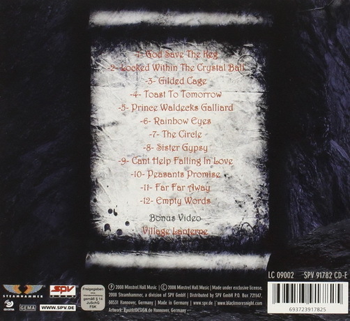 Blackmore's Night Secret Voyage 2008 SPV CD Album "Gilded Gace"
