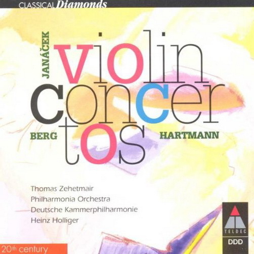 Violinkonzerte von Berg, Janacek und Hartmann 1992 Teldec CD Album
