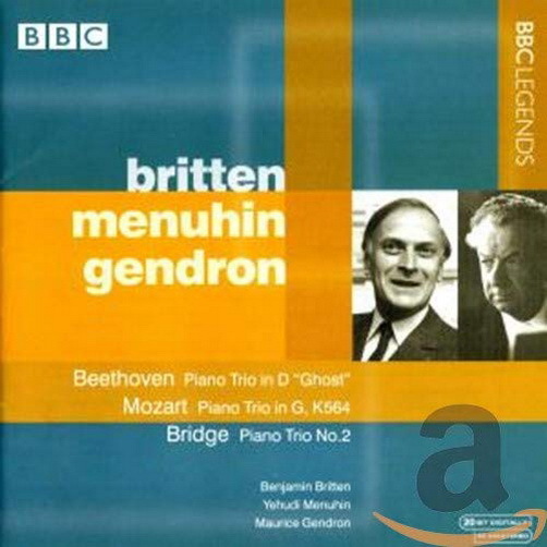 Menuhin, Gendron, Britten Mozart Piano Trio No 6, K 564 CD Album 1996