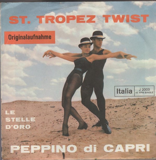 Peppino Di Caprio St. Tropez Twist * Le Stelle D`Oro 1962 Italia 7" Single