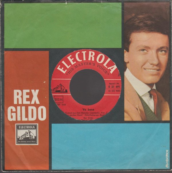 Rex Gildo Va Bene * Dein zu sein 1960 Electrola 7" Single