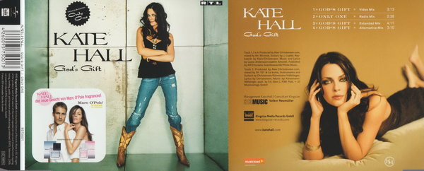 Kate Hall God'S Gift 2005 Universal CD Single 4 Tracks
