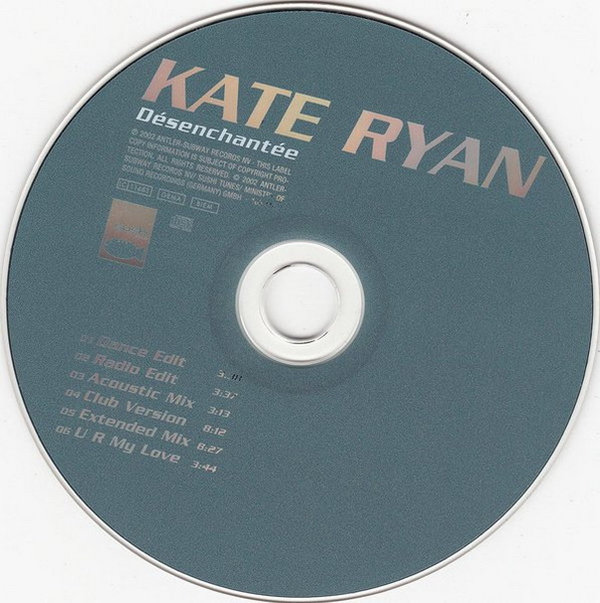 Kate Ryan Desenchantee 2002 Sushi Tunes Single CD