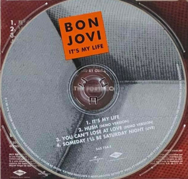 Bon Jovi It`s My Life 2000 Mercury inklusive Unreleased Tracks CD Single
