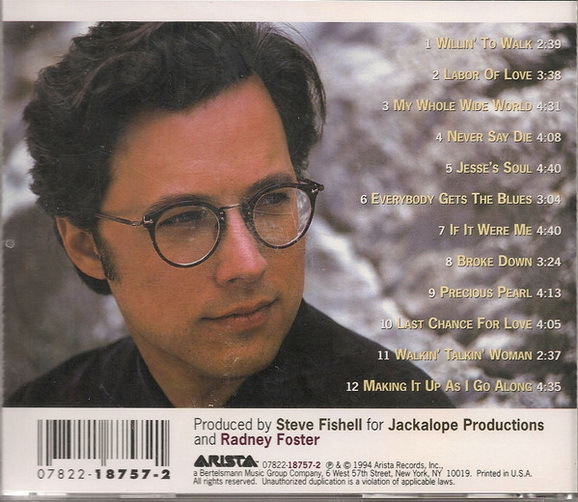 Radney Foster Labor Of Love 1994 BMG Arista CD Album