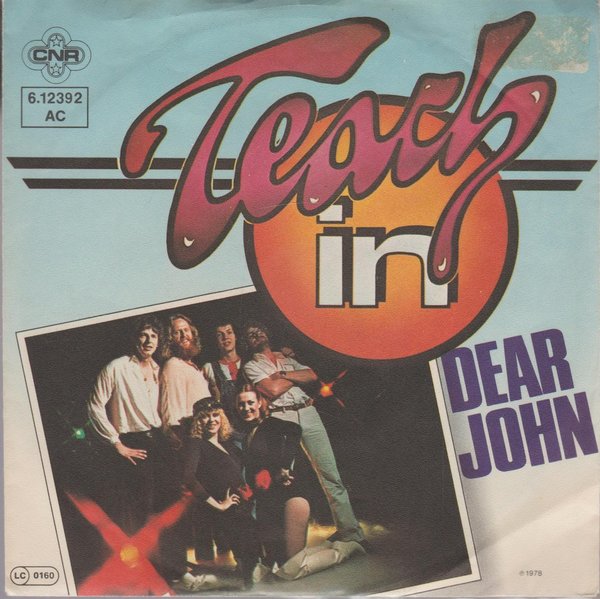 Teach In Dear John * Instrumental John 1978 Teldec CNR 7" Single
