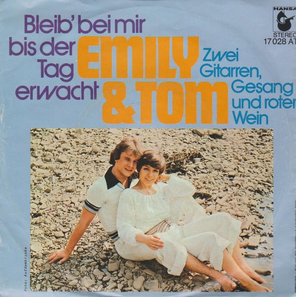 Emily & Tom Zwei Gitarren, Gesang und roter Wein 1977 Ariola Hansa 7"