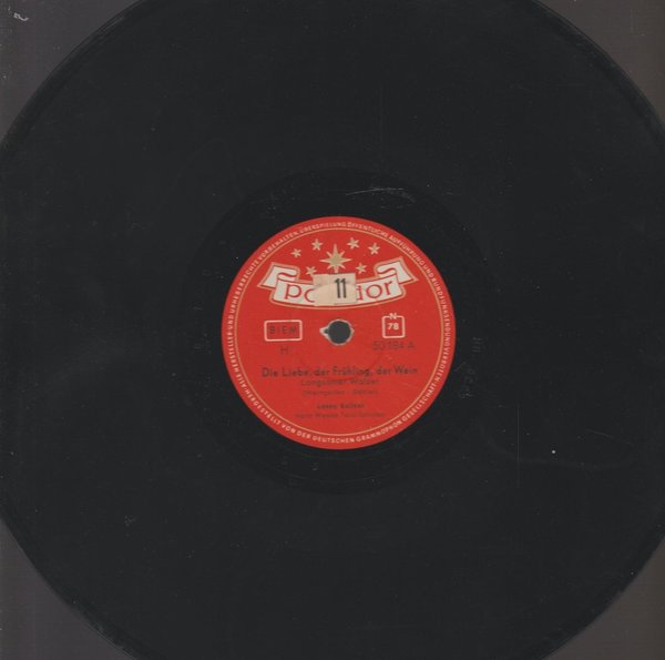 Ricardo Santos Tango im Regen * Trommel-Tango 1956 Polydor 10" Schellack