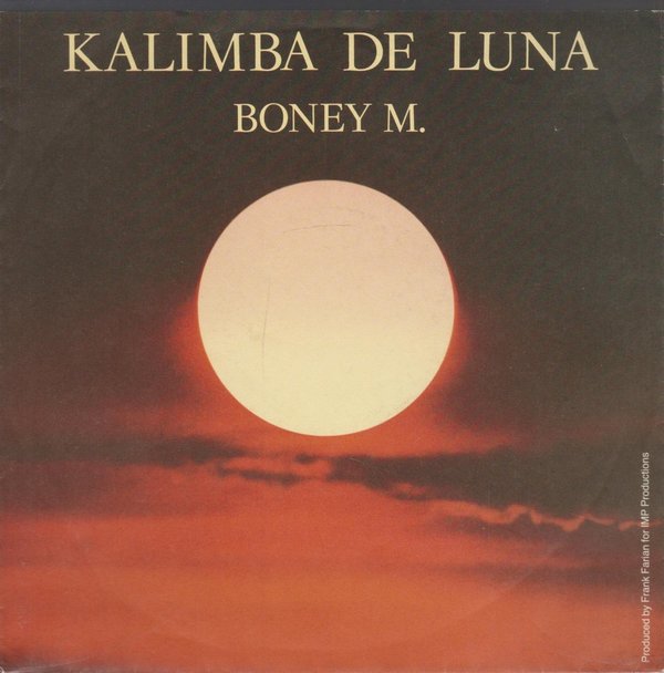 Boney M. Kalimba De Luna * Ariola Hansa * Nur Cover ohne Vinyl