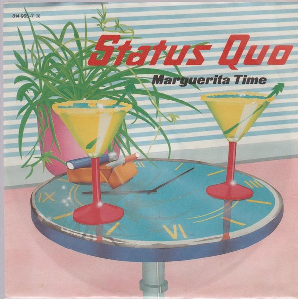Status Quo Marguerita Time * Resurrection 1983 Vertigo 7" Single