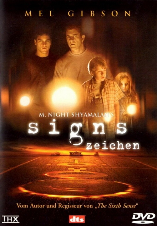 Signs Zeichen 2003 Buena Vista DVD + Beilage (Mel Gibson) TOP (THX)