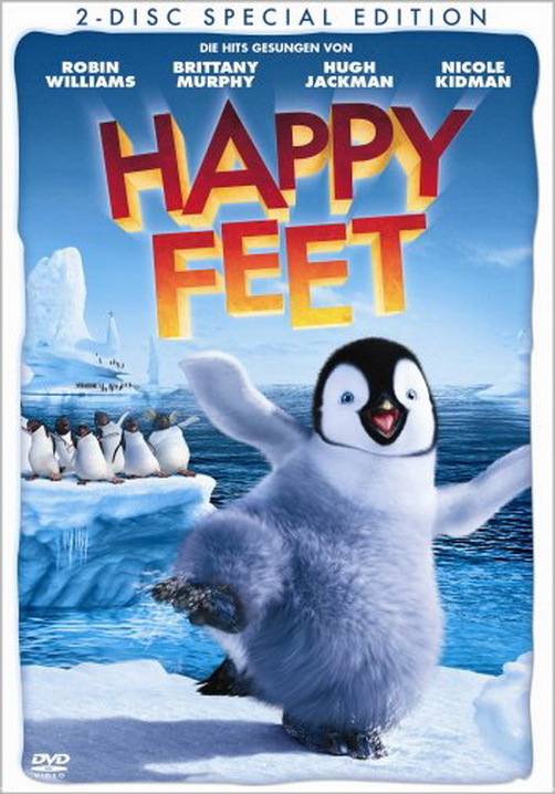 Happy Feet 2006 Warner Village Roadshow 2 DVD`s + 3D Schuber Edition