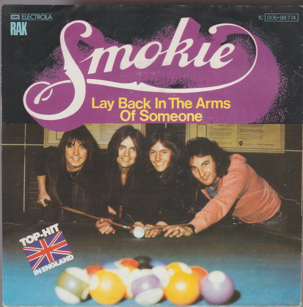 Smokie Lay Back In The Arms Of Someone 1977 EMI RAK 7" Cover ohne Vinyl