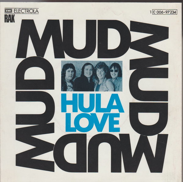 MUD Hula Love * Medley 1975 EMI RAK 7" Cover ohne Vinyl
