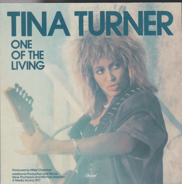 Tina Turner One Of The Living (MAD MAX) 1985 Capitol 7" Cover ohne Vinyl