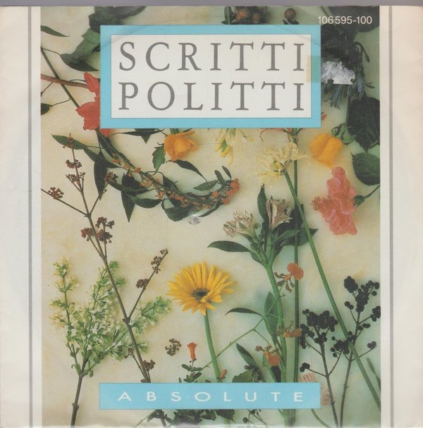 Scritti Politti Absolute (Vocal & Instrumental) 1984 Virgin 7" Single
