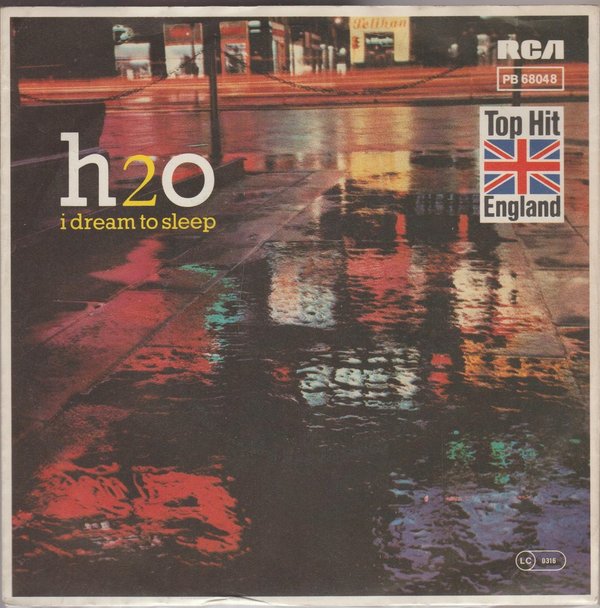H2O I Dream To Sleep * Burn To Win 1983 RCA 7" Rotes Vinyl 7" Single