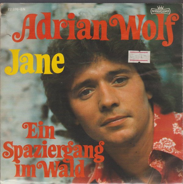 Adrian Wolf Jane * Ein Spaziergang im Wald 1974 Intercord 7" Single