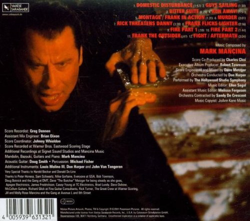 Mark Mancina Domestic Disturbance Soundtrack 2001 CD Sarabande (OVP)