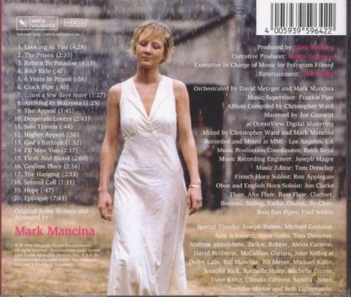 Mark Mancina Return to Paradise 1998 Original Soundtrack Varese CD