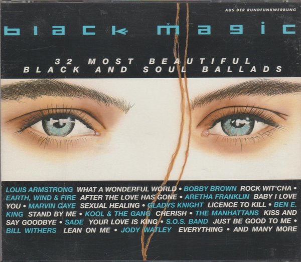 Black Magic 32 Most Beautiful Black And Soul Ballads 1990 DINO Doppel CD