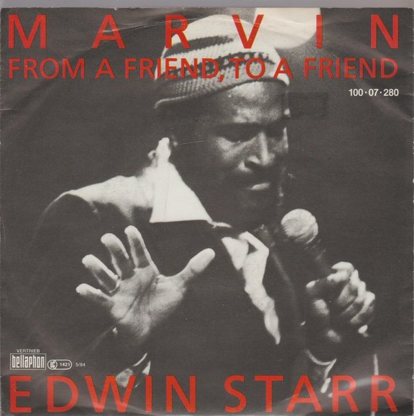 Edwin Starr Marvin (From A Friend To A Friend * Happy 1984 Bellaphon 7"