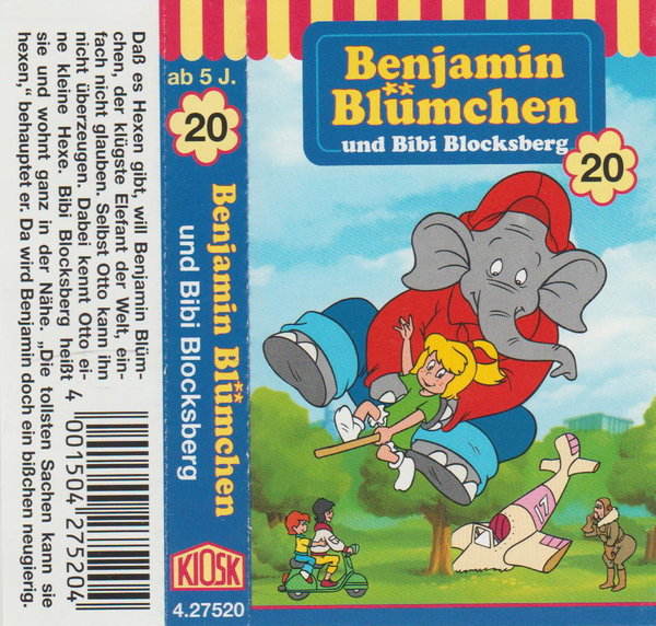 Benjamin Blümchen und Bibi Blocksberg Folge 20 Hörspiel-Cassette (MC)