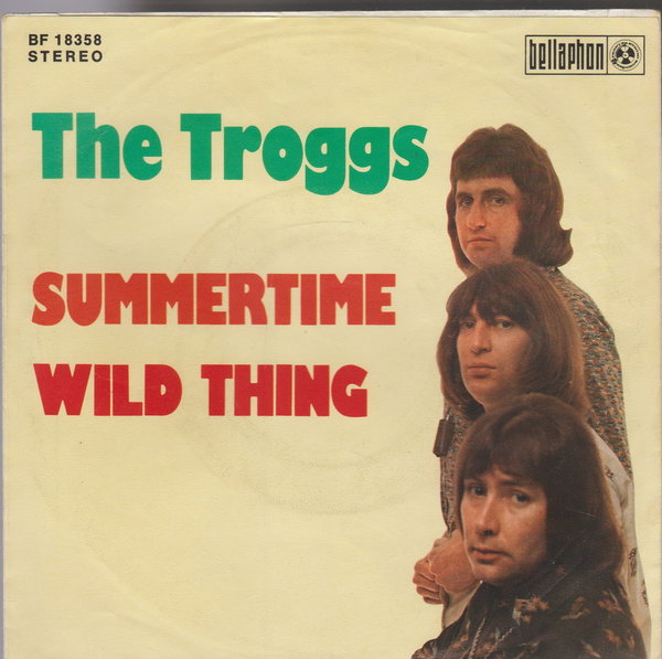 The Troggs Summertime * Wild Thing Bellaphon 7" Nur Cover ohne Single