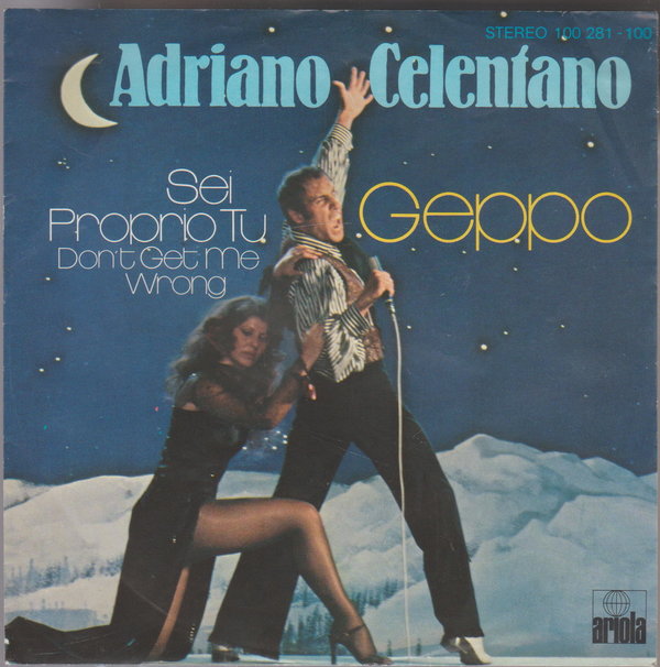 Adriano Celentano Geppo * Sei Poprio Tu Ariola Nur Cover 7" ohne Vinyl